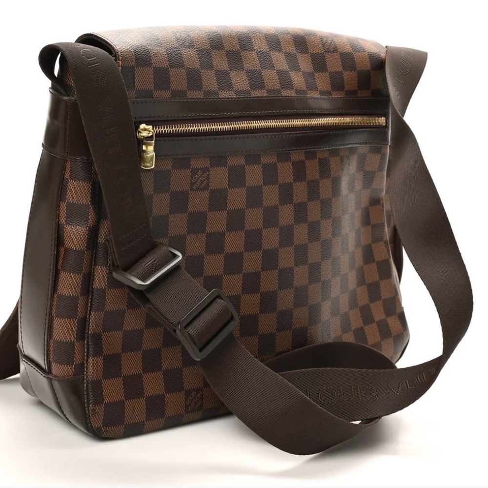 Louis Vuitton Brown Checkered Messenger Bag - Picture 2 of 6